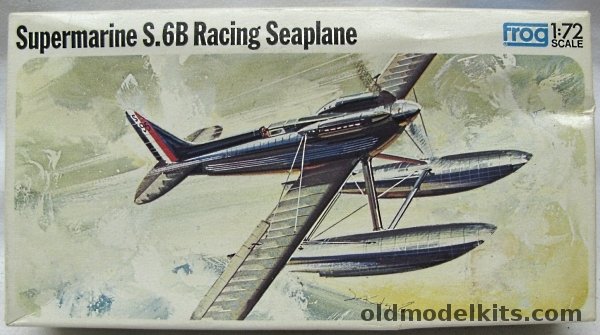Frog 1/72 Supermarine S-6B (S.6B) Racing Seaplane, F164 plastic model kit